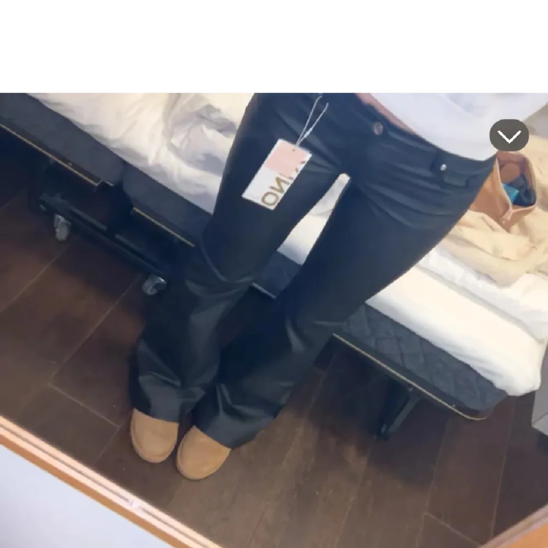 Svarta bootcut byxor från ONLY XS - 2