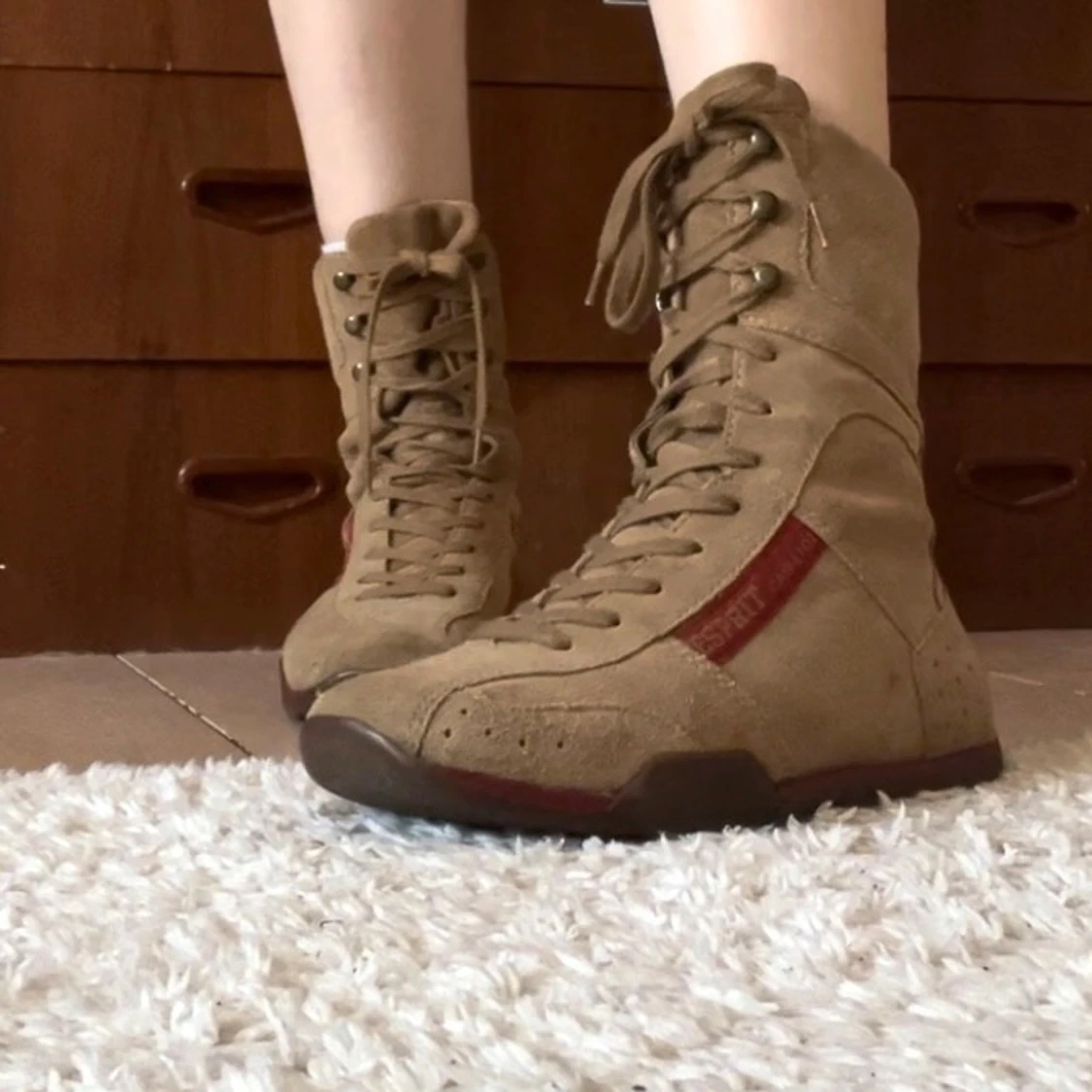 y2k RARE vintage boxing shoes Mocka - 3