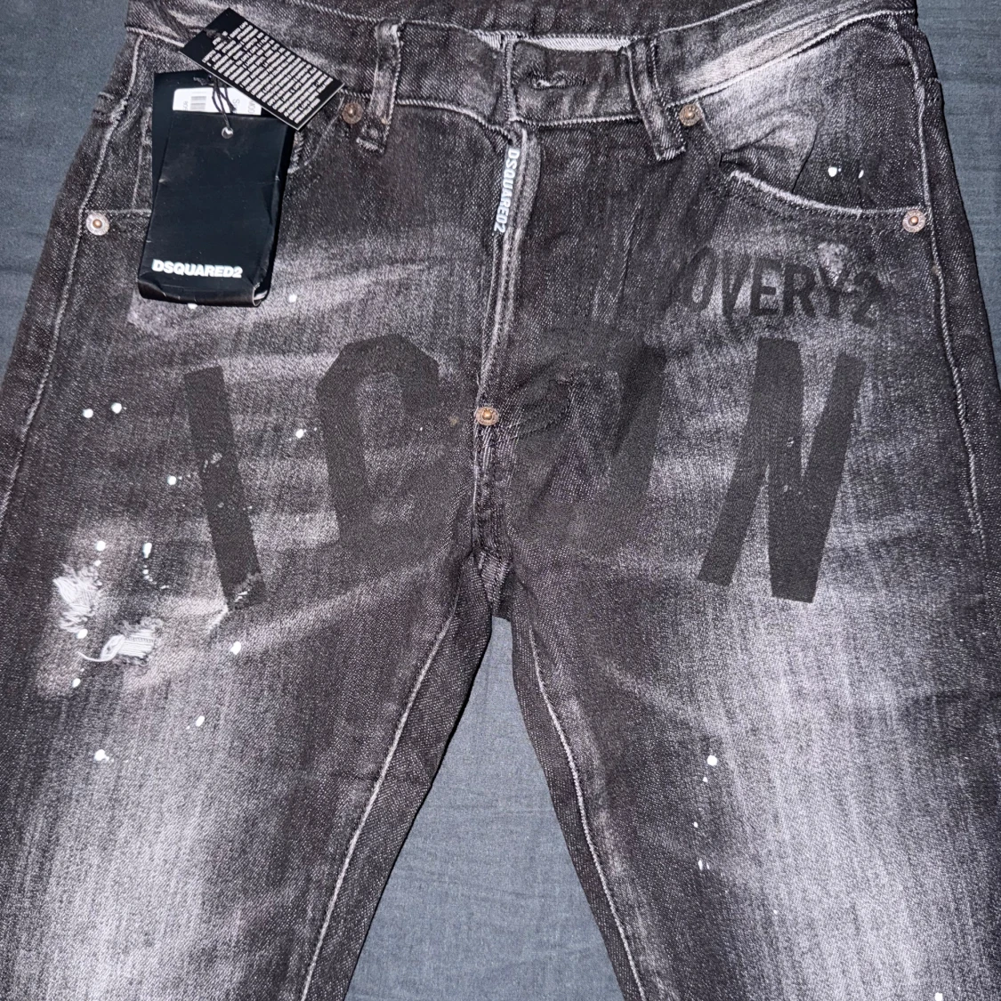 Svarta Dsquared2 Skater Jeans ICON