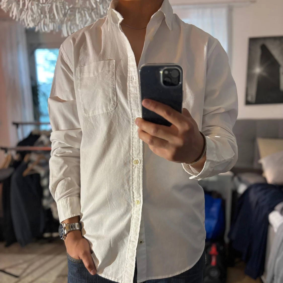 Vit skjorta från Jack & Jones