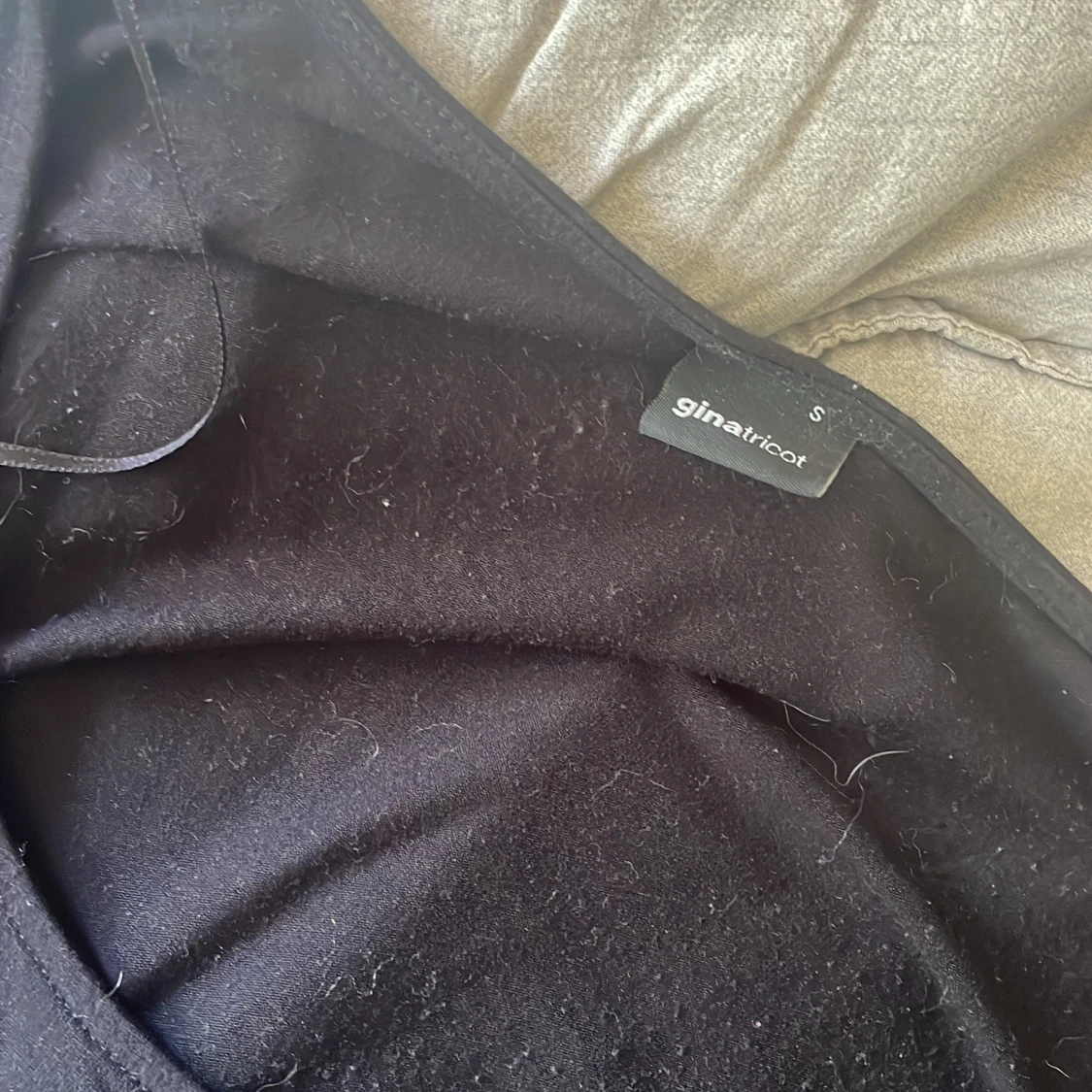 Svart långärmad topp Gina Tricot - 1