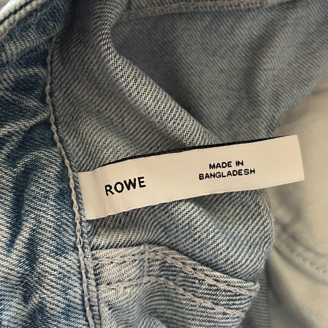 Weekday Rowe ljusblå straight jeans - 3