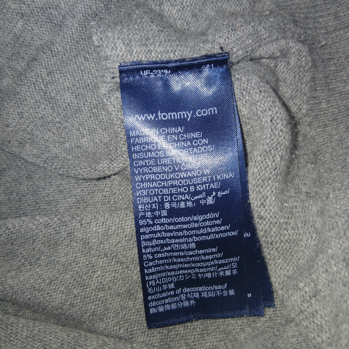 Grå half zip tröja Tommy Hilfiger - 2