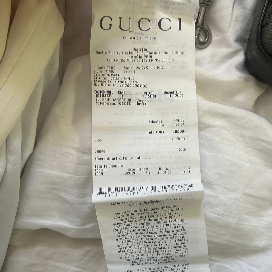 Svart axelväska från Gucci - 2