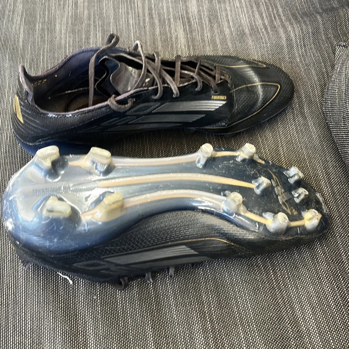 Svarta Elite Adidas fotbollsskor med dobbar - 2