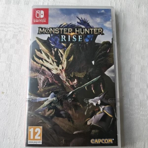 Nintendo Switch - Monster Hunter Rise - Säljer ett monster hunter rise spel till Nintendo Switch, helt orörd med originalförpackning kvar.