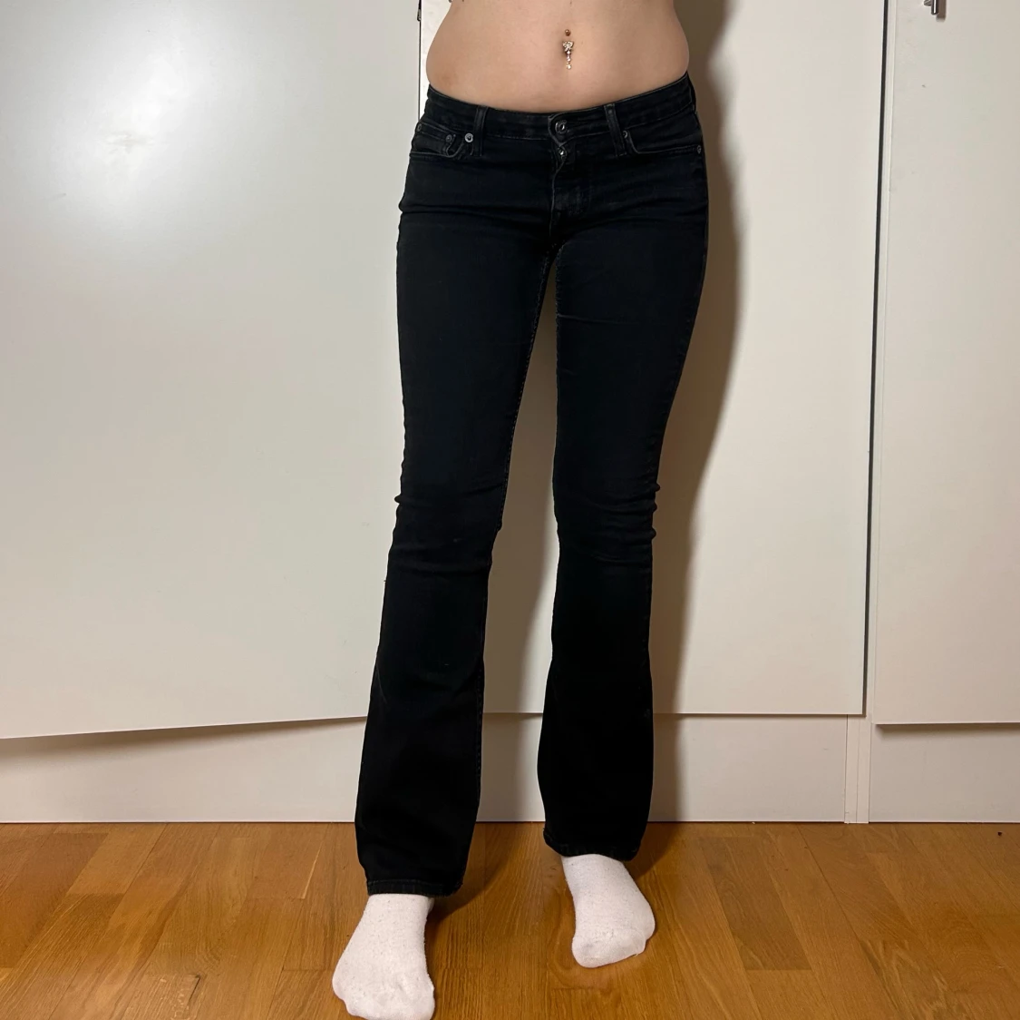 Lågmidjade bootcut jeans lowwaist lowrise  - 1