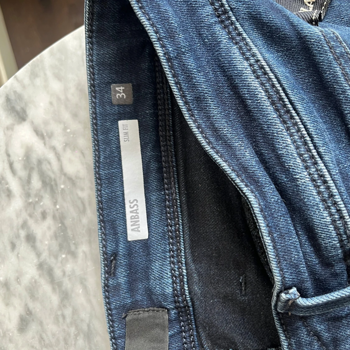 Replay Anbass jeans mörkblåa  - 4