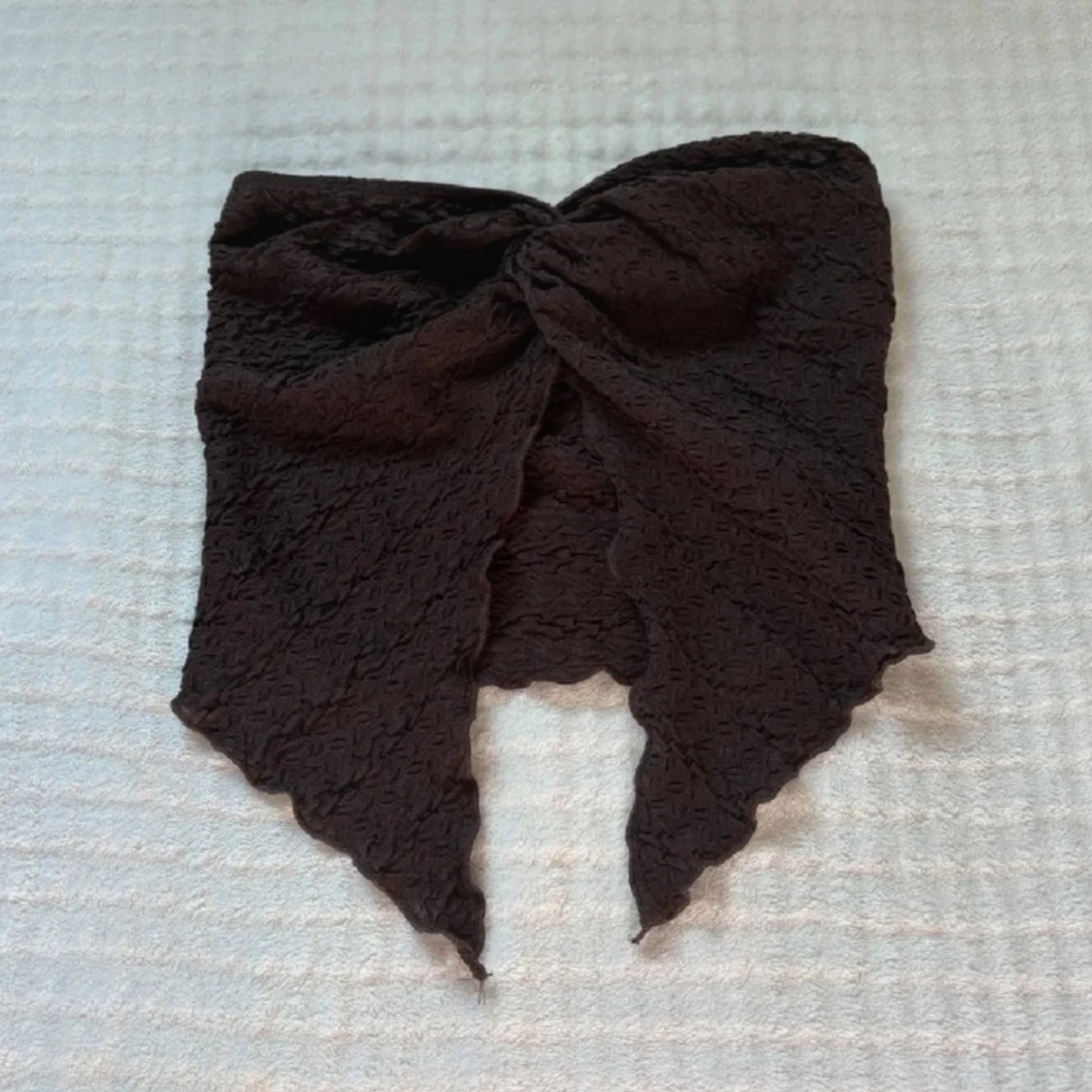 Brun bandeau tubtopp från Shein - 1