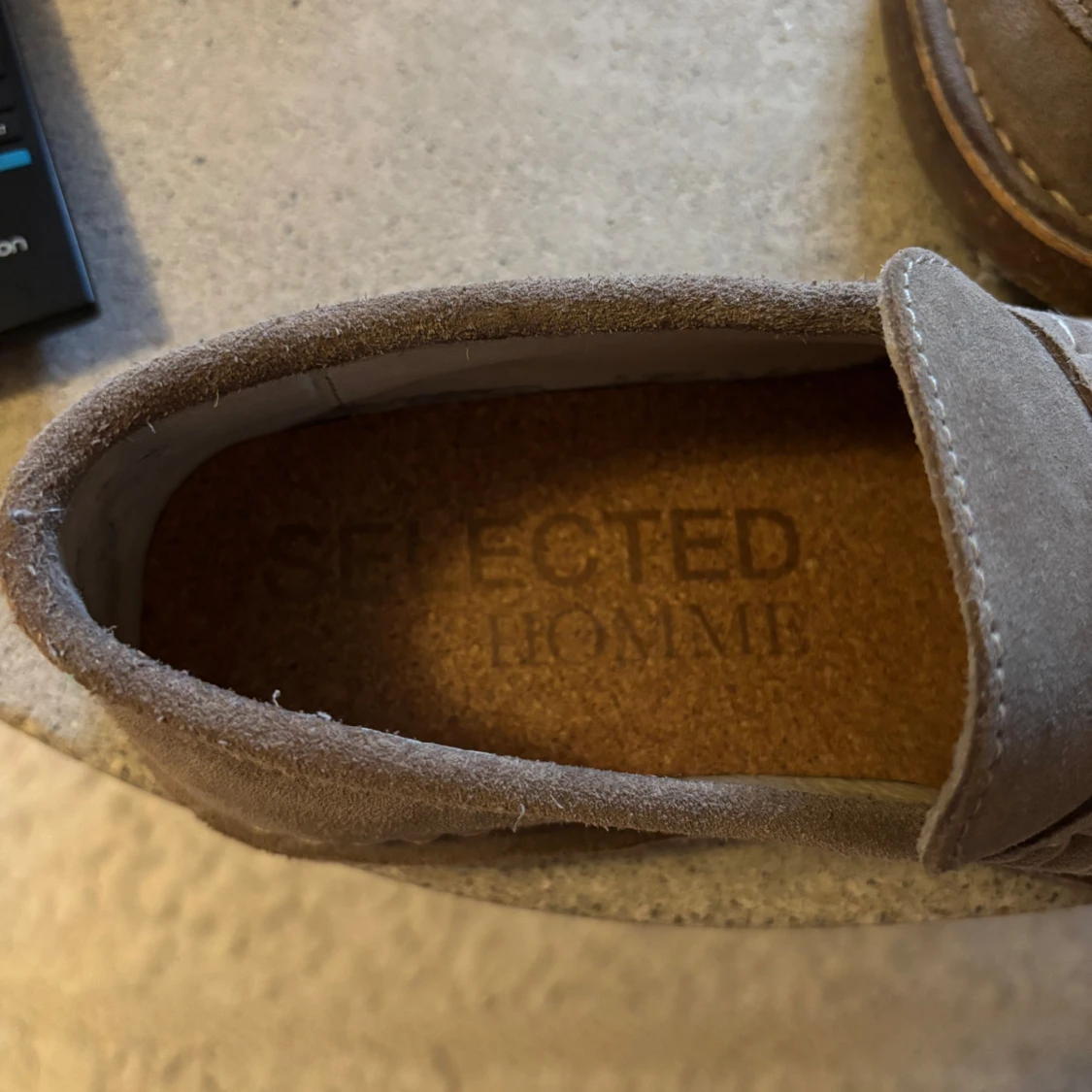 Beige mockaloafers från Selected Homme - 1