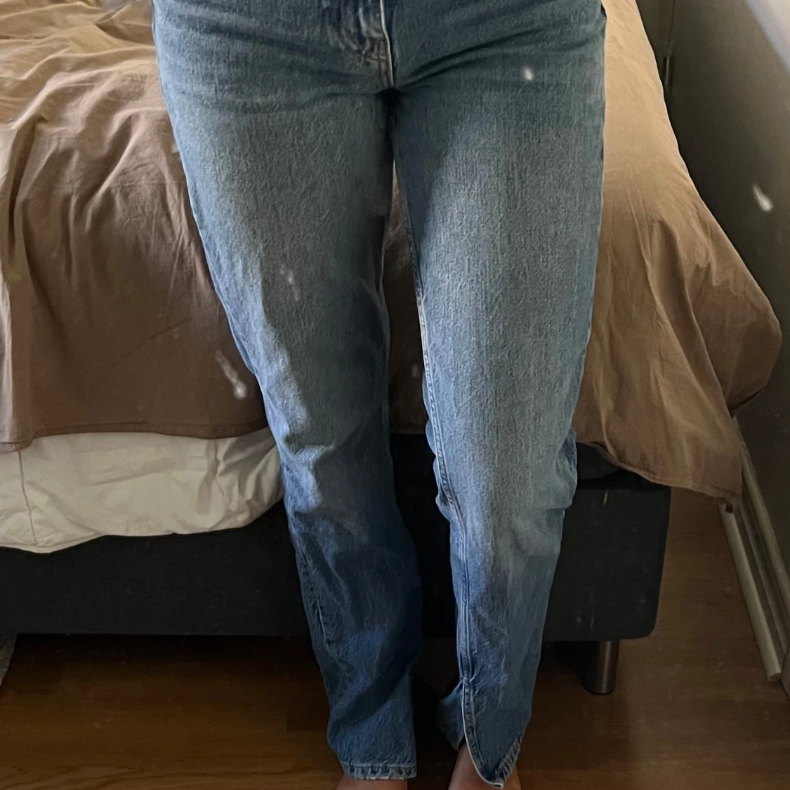 Mid waist bootcut jeans
