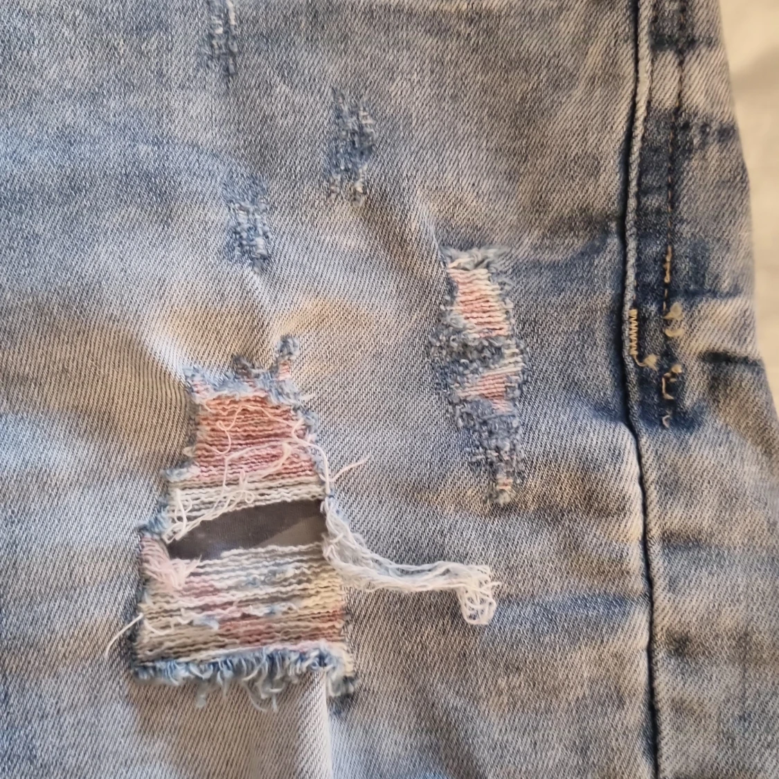 Ljusblå jeansshorts från Miss Two - 3