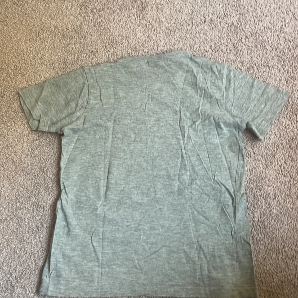 Grå basic t-shirt i bomull - 1