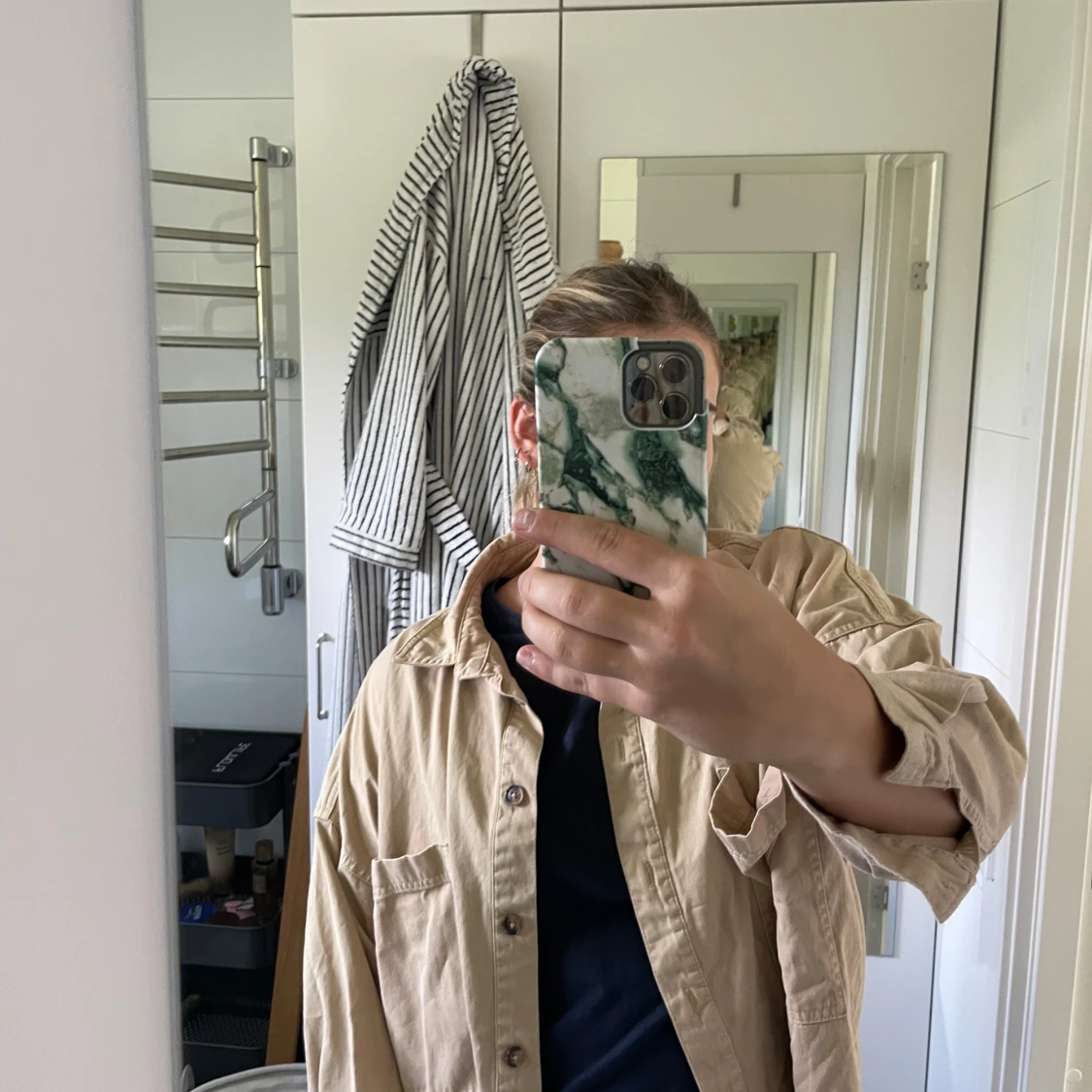 Beige overshirt från 157 - 2