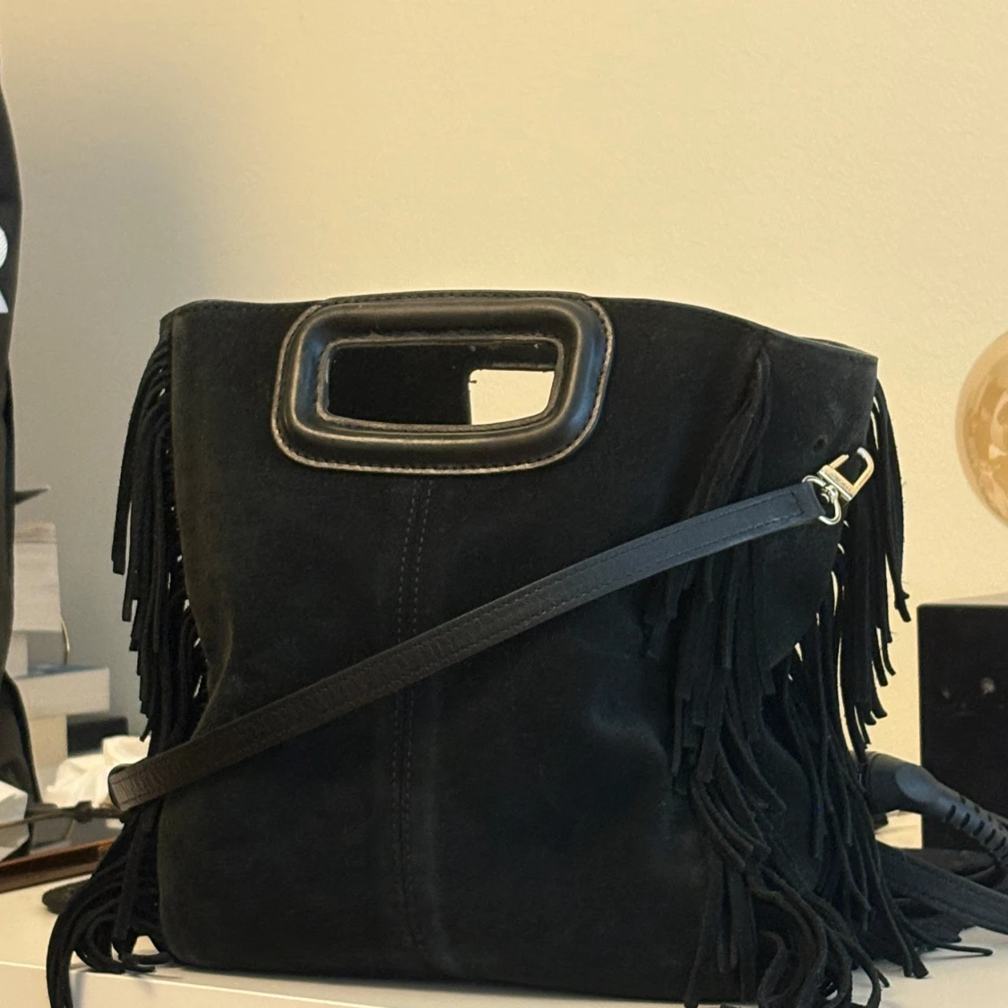 maje väska mocka - 1