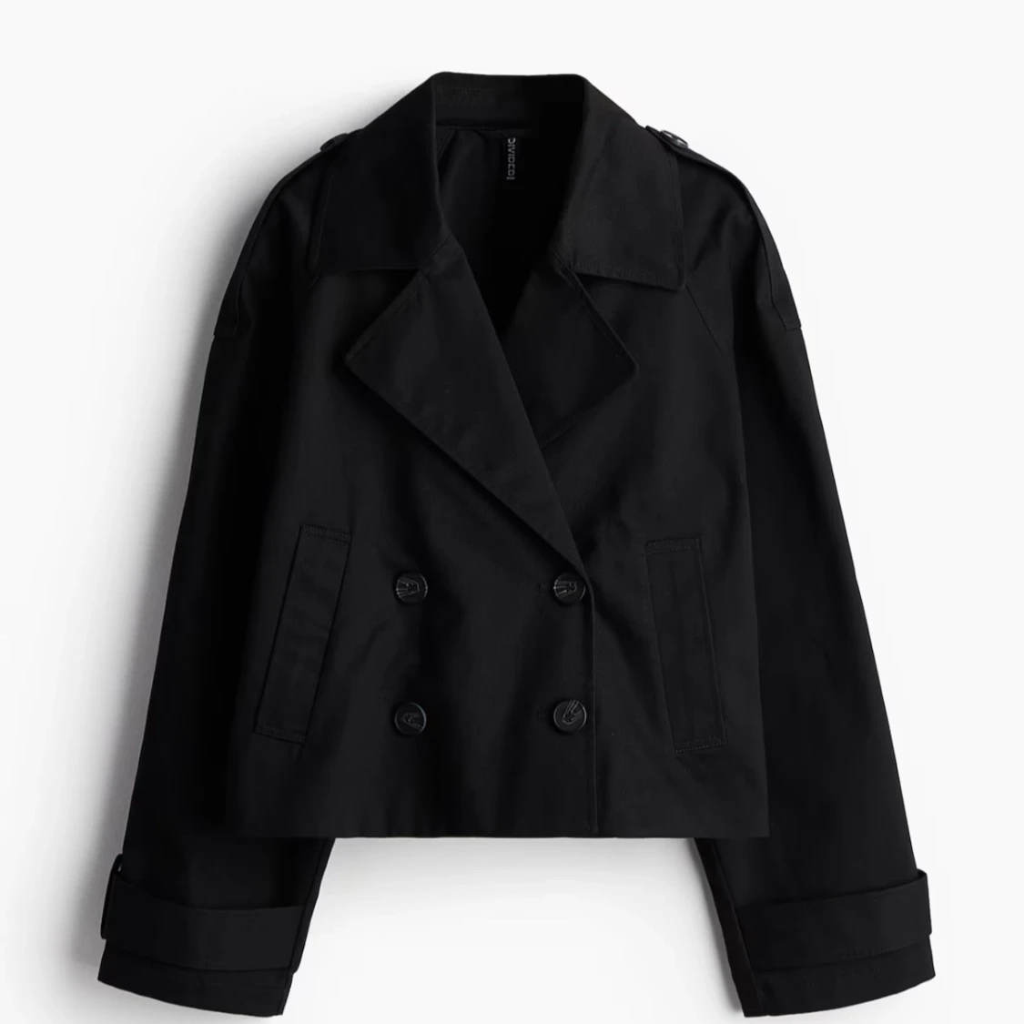 Svart Trenchcoat H&M