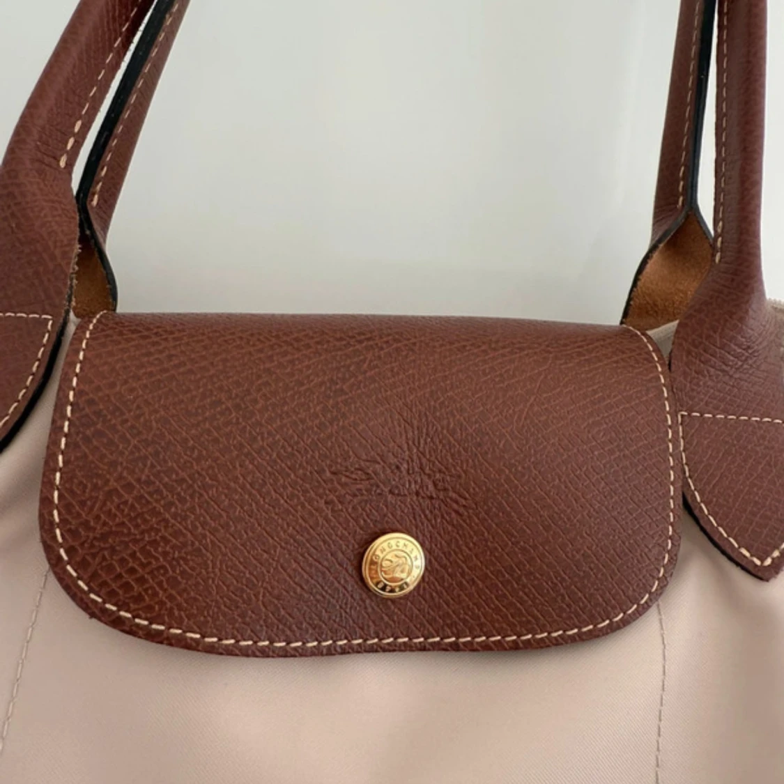 Beige shoppingväska från Longchamp - 2