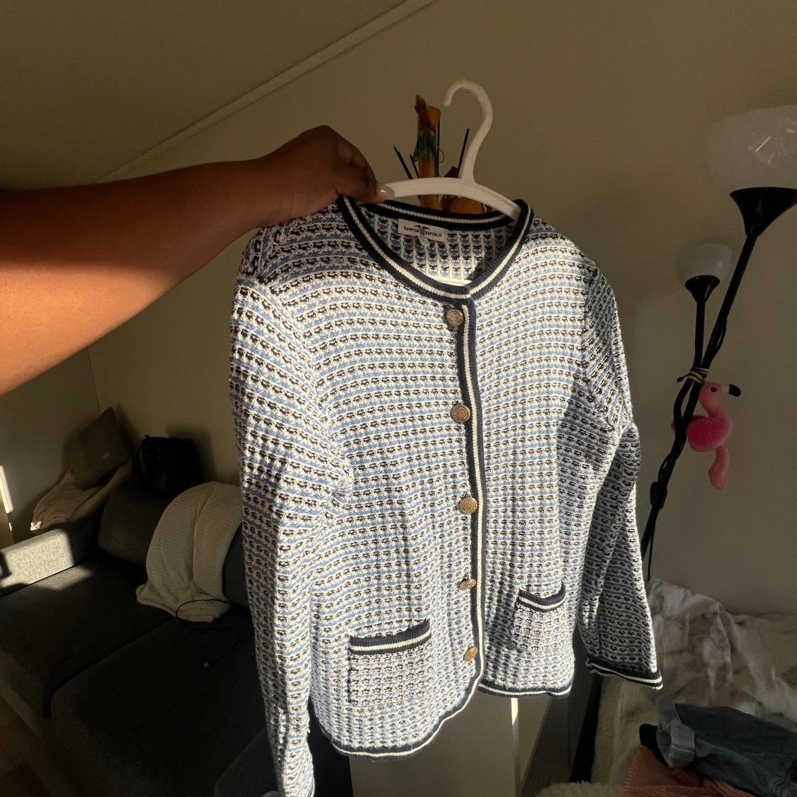 Mönstrad cardigan jacka från Hampton Republic - 4