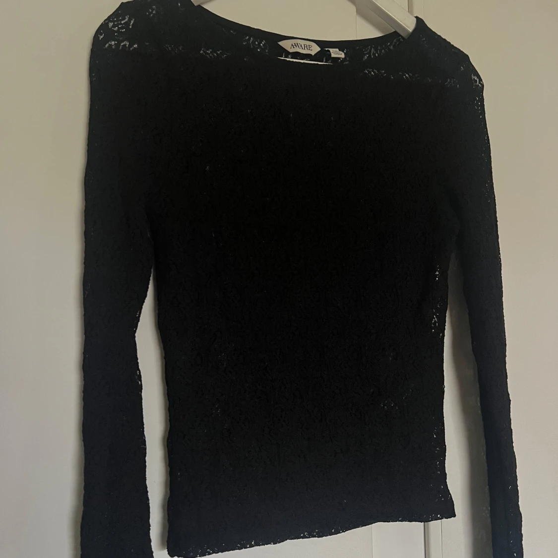 Svart spets set från Aware