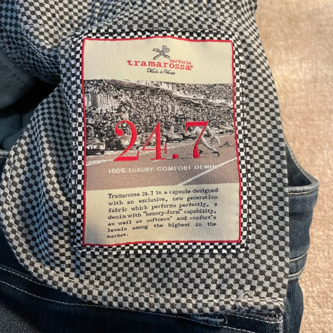 Mörkblå jeans från Tramarossa  - 3