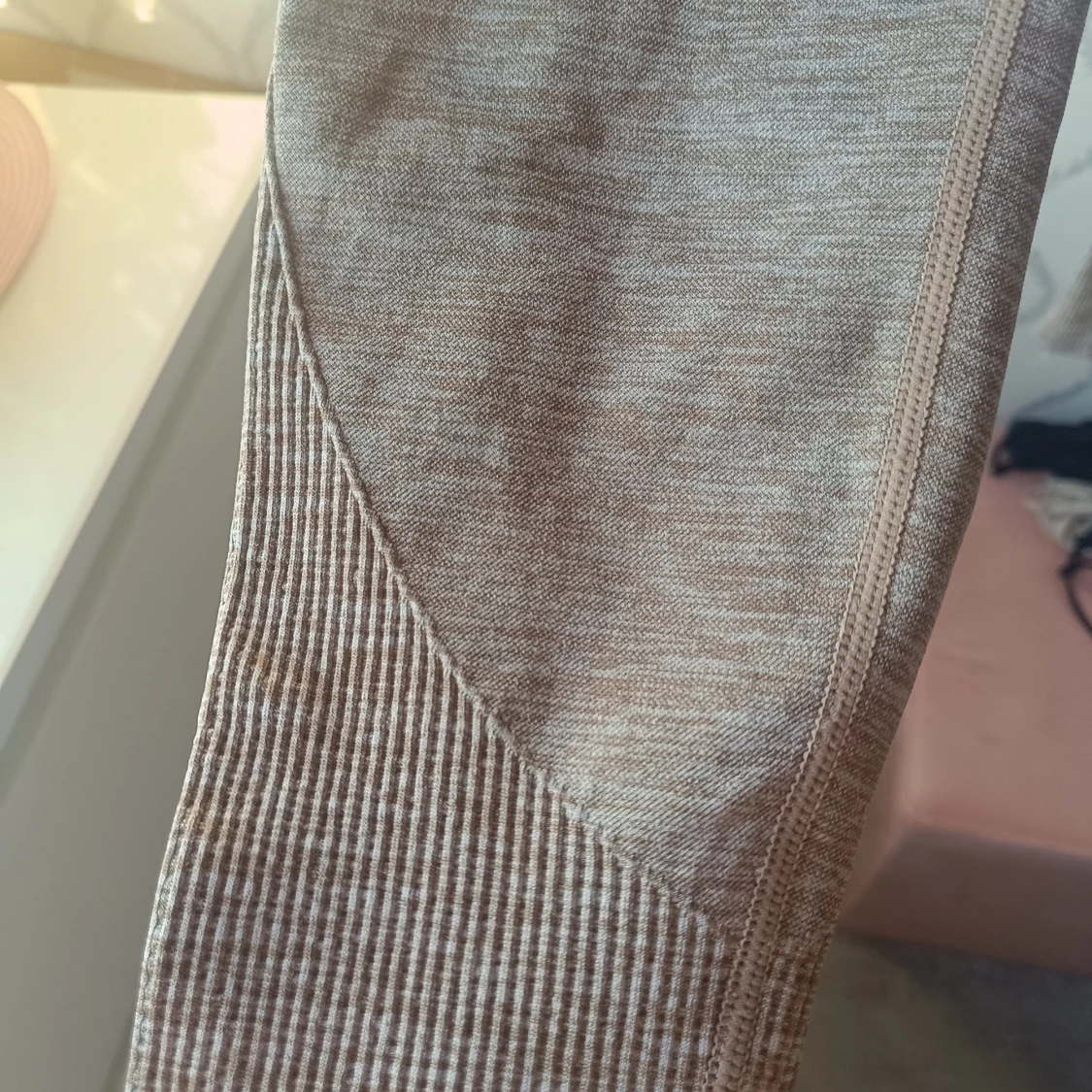 Beige träningtights från ICANIWILL - 1