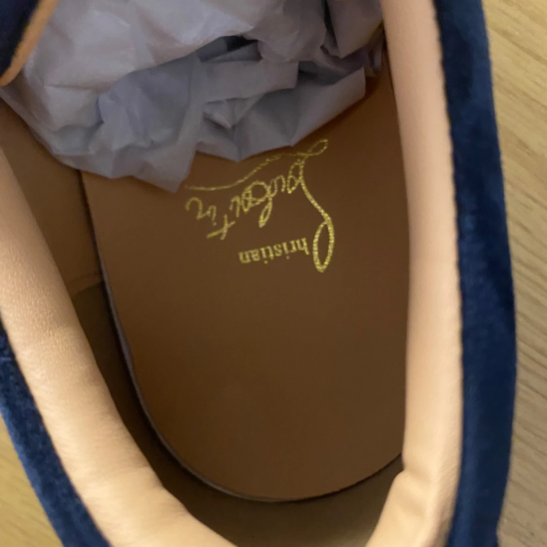 Blå sneakers från Christian Louboutin - 1