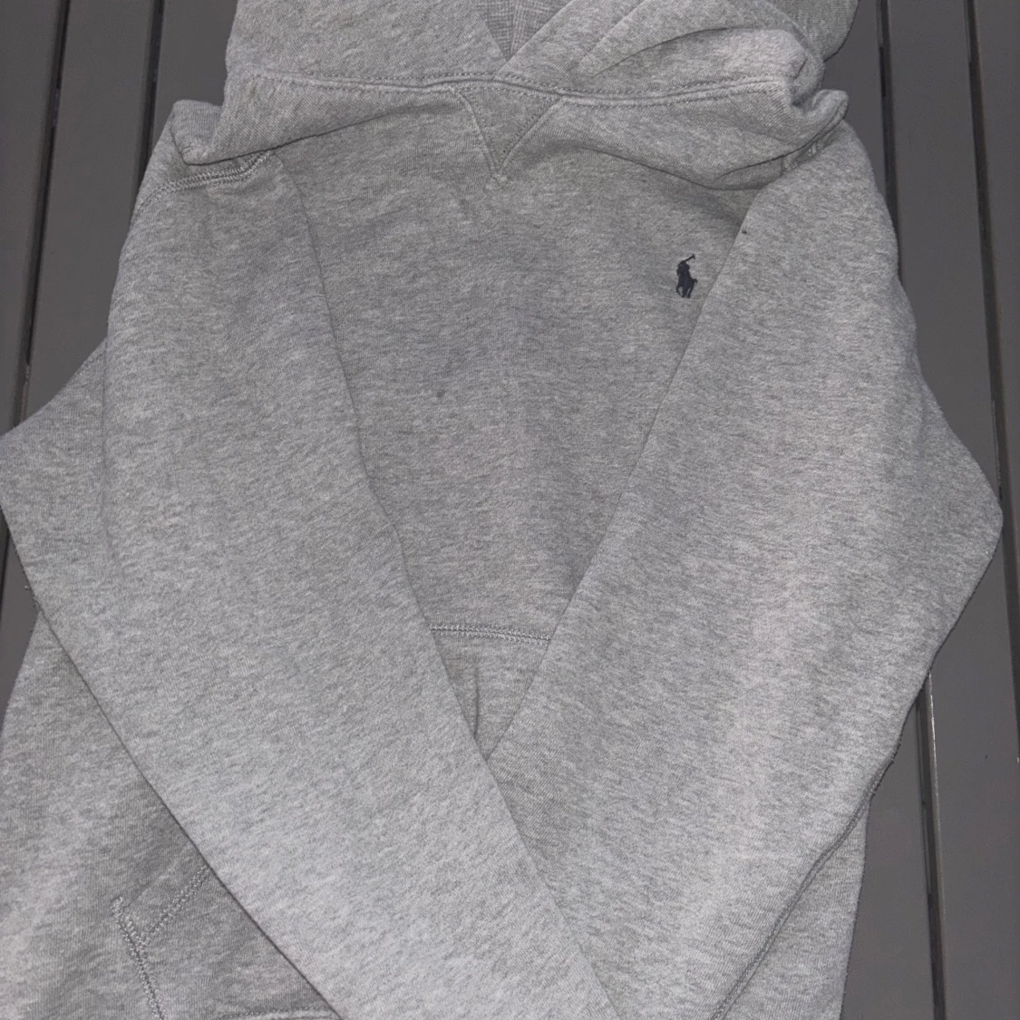 Grå hoodie från Ralph Lauren