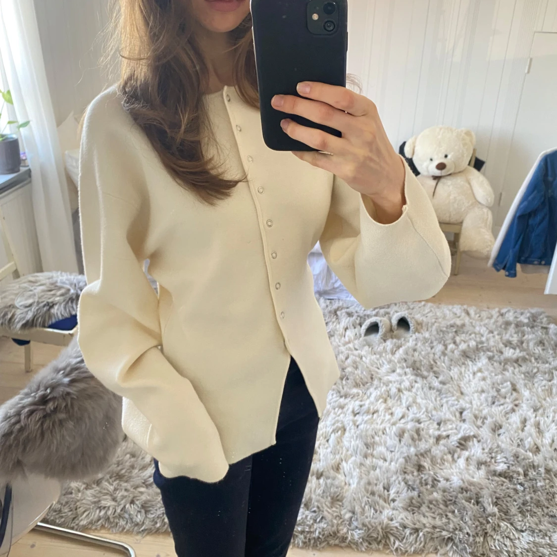 Beige kofta från Gina Tricot - 3