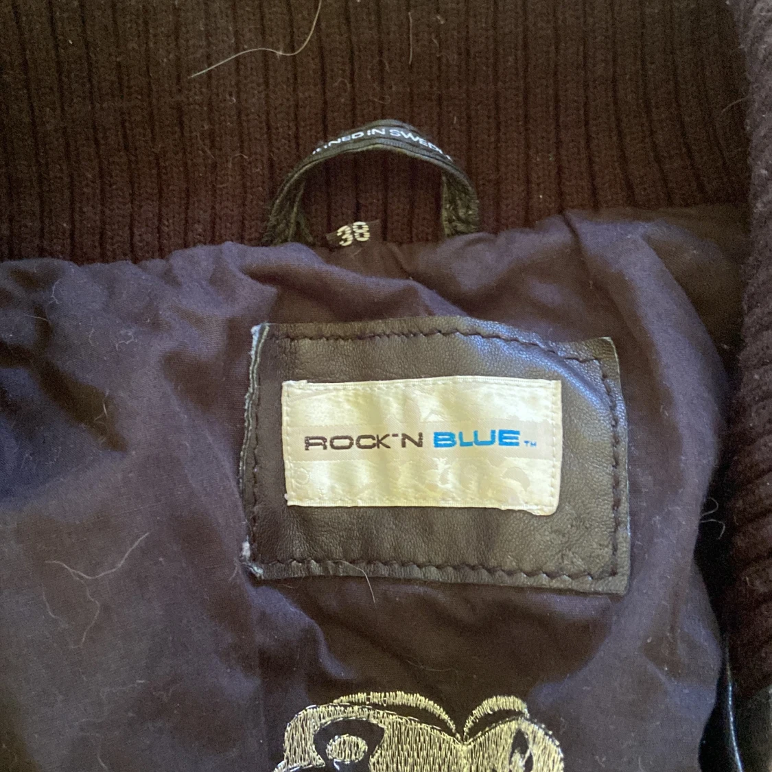 Svart skinnjacka från Rock'n Blue