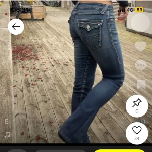 Blå bootcut jeans från True Religion - Passar mig som har storlek m/s ❤️