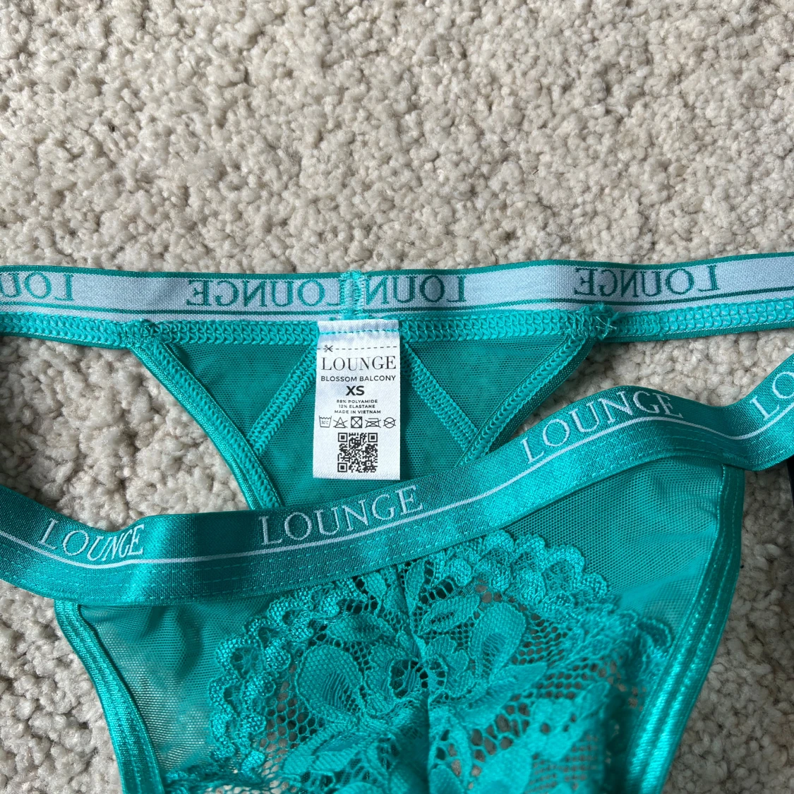 Turkosa lounge stringtrosor  - 1