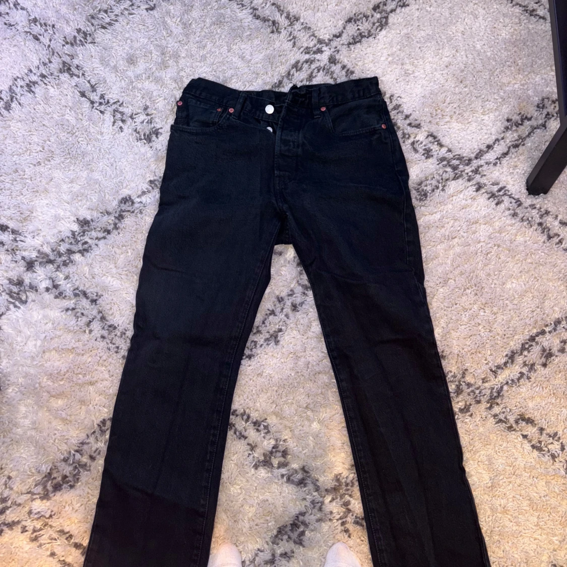 Svarta jeansbyxor Levis 501 - 1