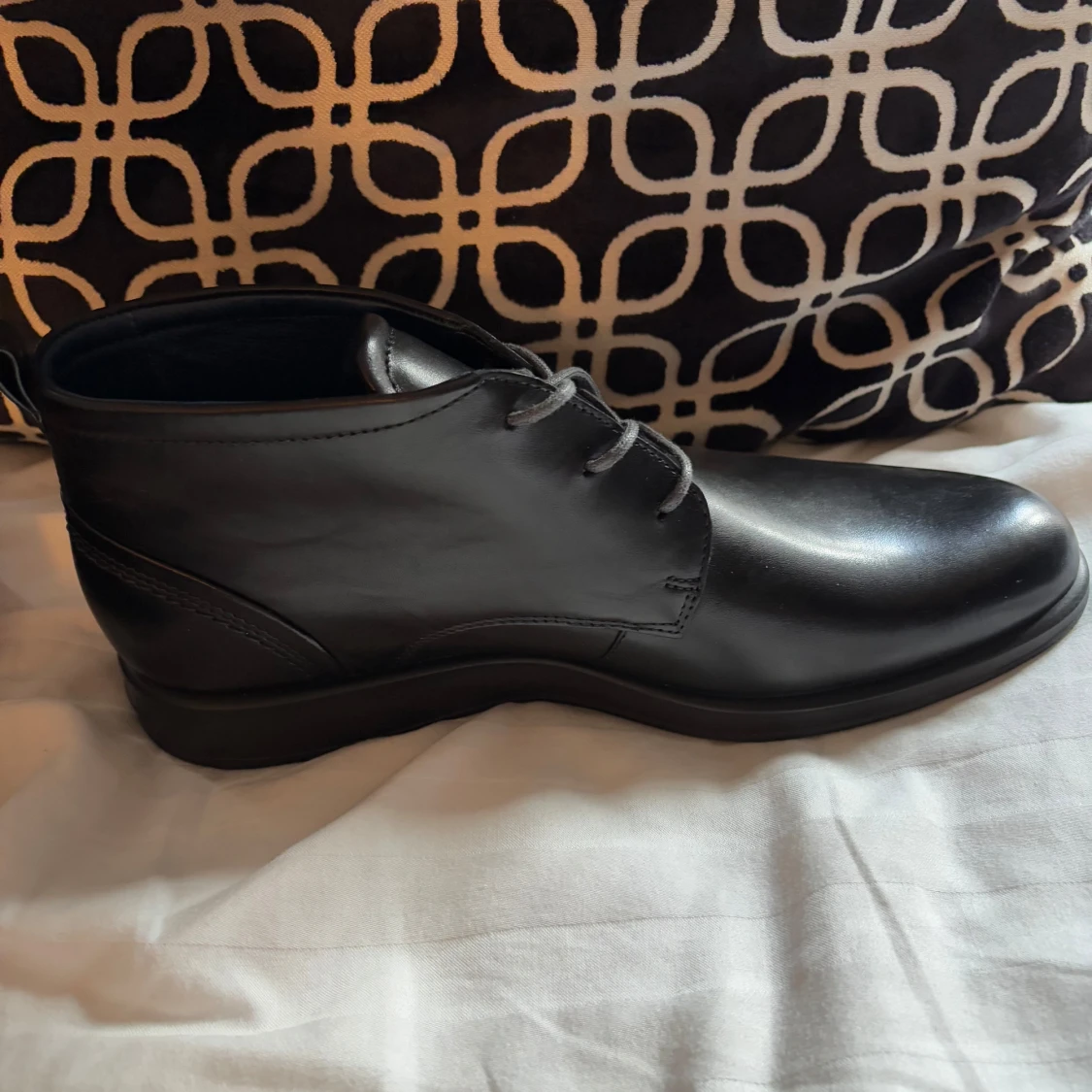 Svarta skinnboots från ECCO - 2