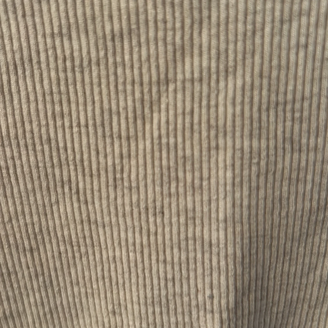 Beige ribbad långärmad tröja från Name It - 4