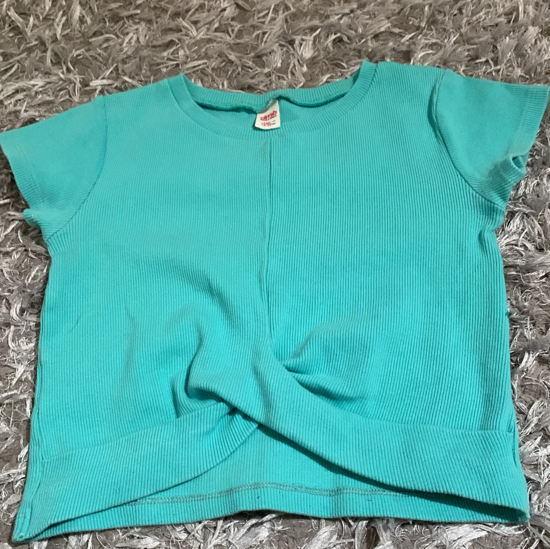 Turkos ribbad t-shirt