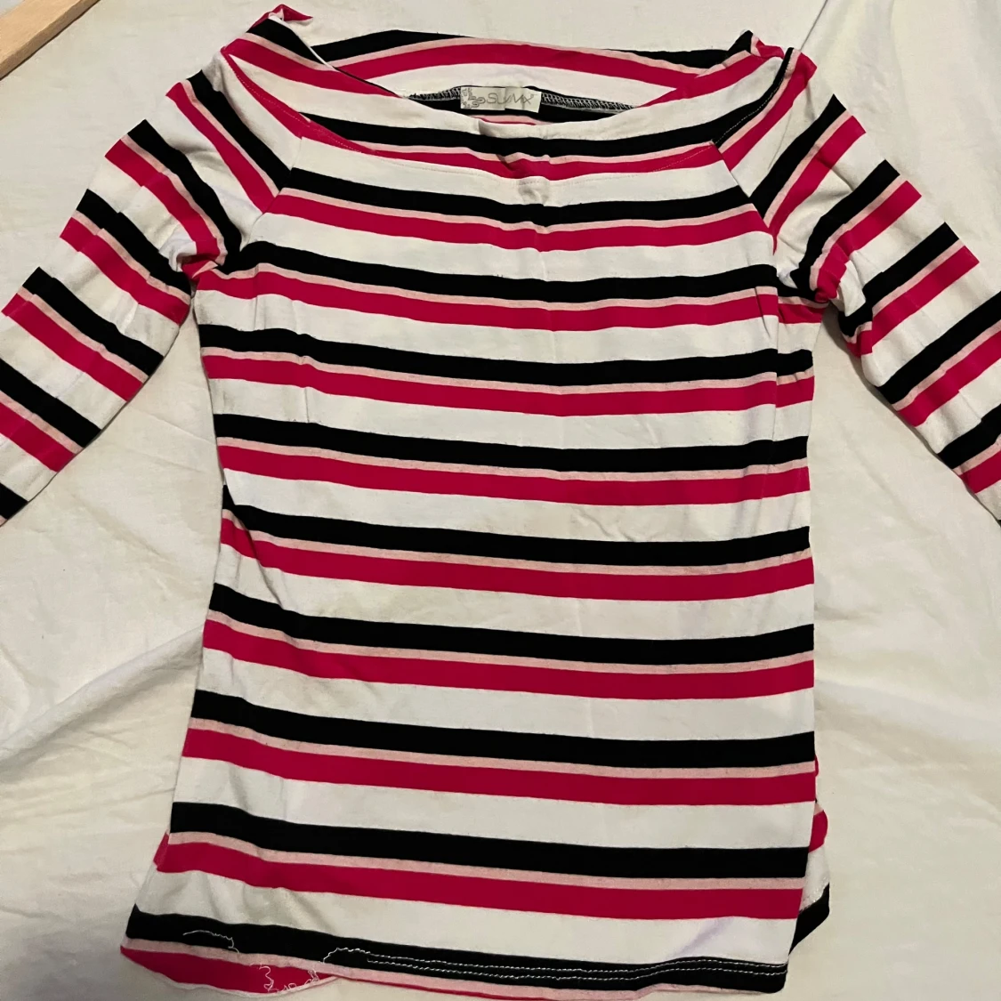 Randig långärmad topp från SuyMX - 1