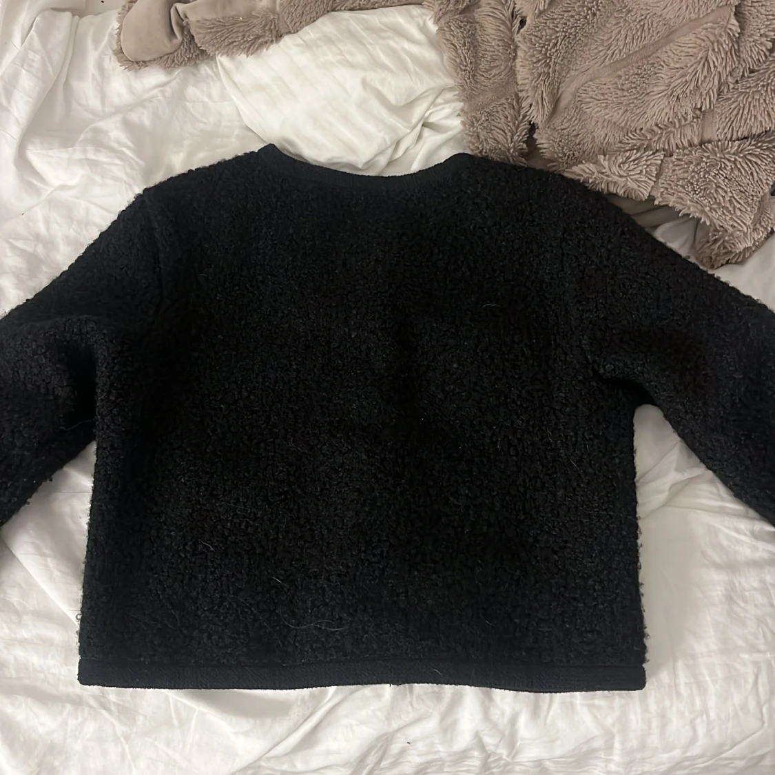 Svart teddyjacka från Gina Tricot XS - 1