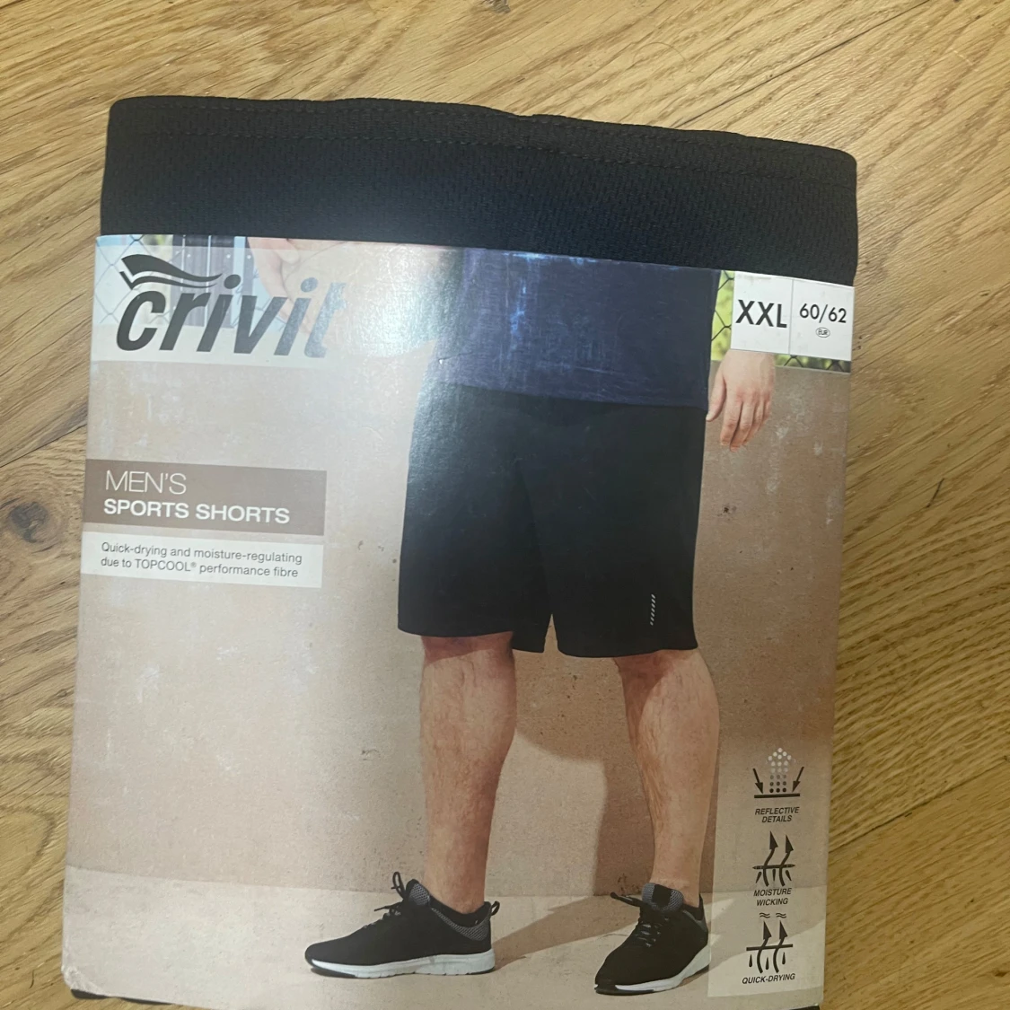 Svarta sportshorts från Crivit XXL