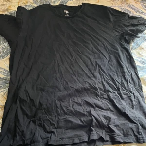 Svart basic t-shirt från 151, XXL - Enkel svart t-shirt från 151 i storlek XXL. T-shirten är helt enfärgad, har rund halsringning och är tillverkad i 100% bomull. Perfekt för dig som gillar en clean och stilren look.