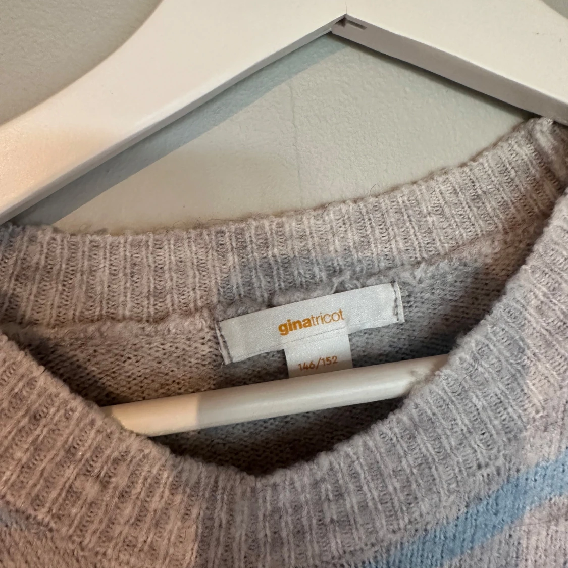 Randig stickad tröja Gina Tricot - 2