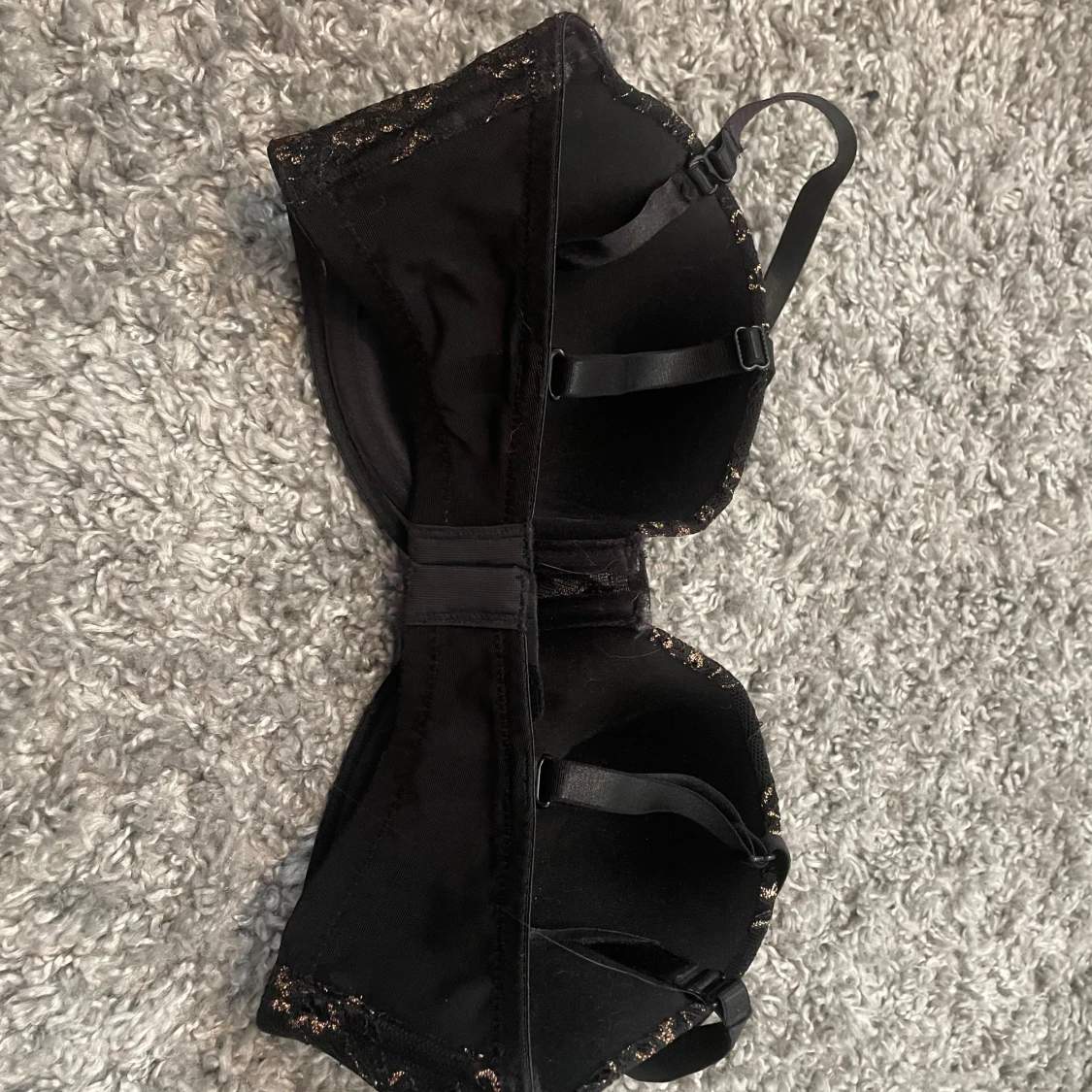 Svart och guldig bandeau tubtopp - 1