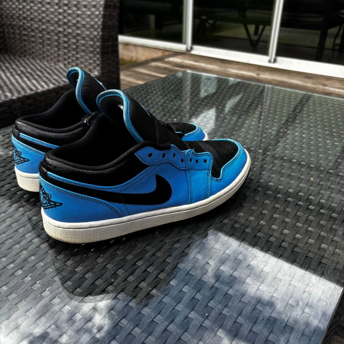 Nike Air Jordan 1 Low blå/svart - 1