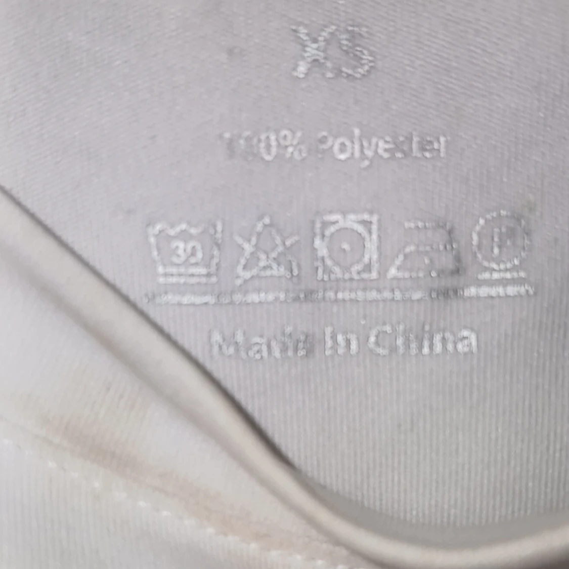 Vit jul-tshirt med skelettmotiv XS - 1