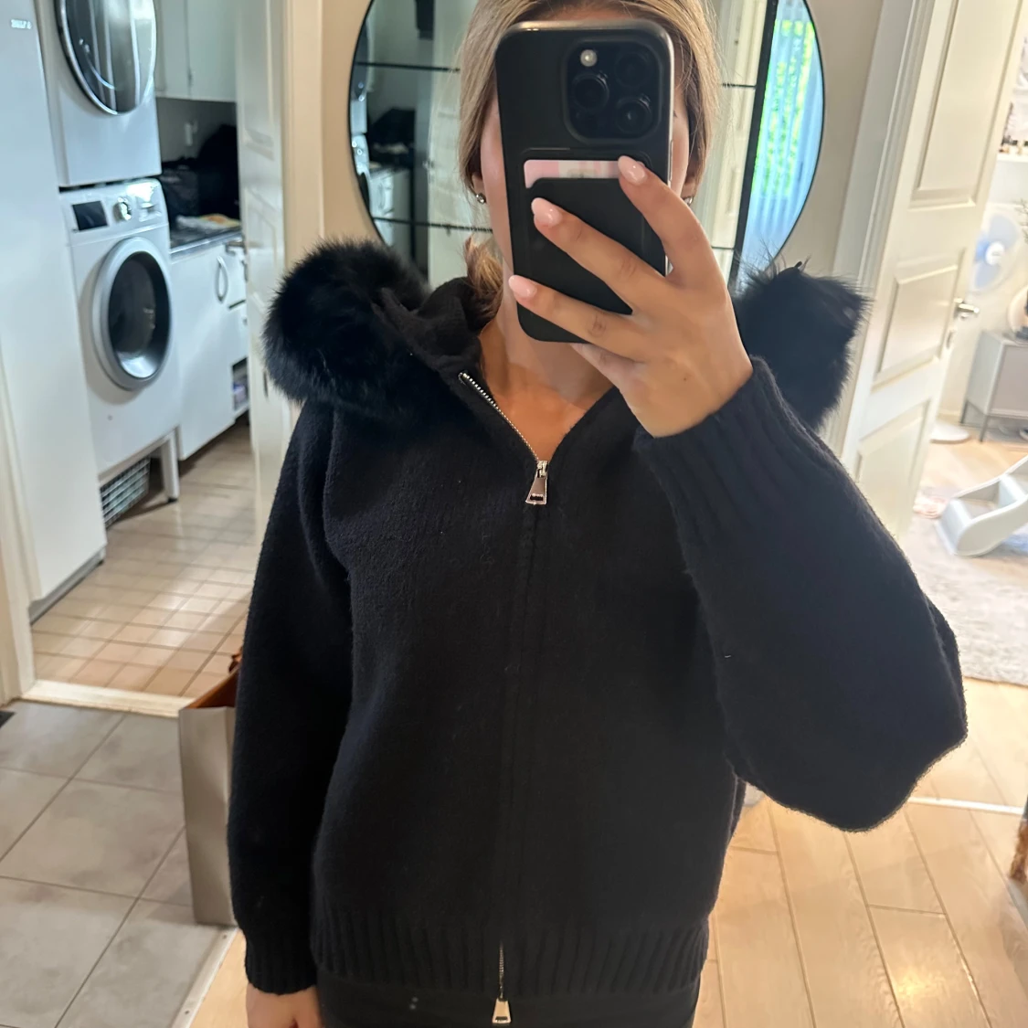 Fur Jacket - svart - 1