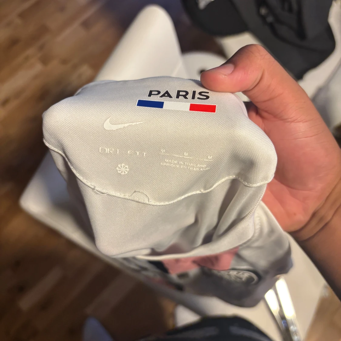 PSG vit och rosa fotbollströja Nike M - 3