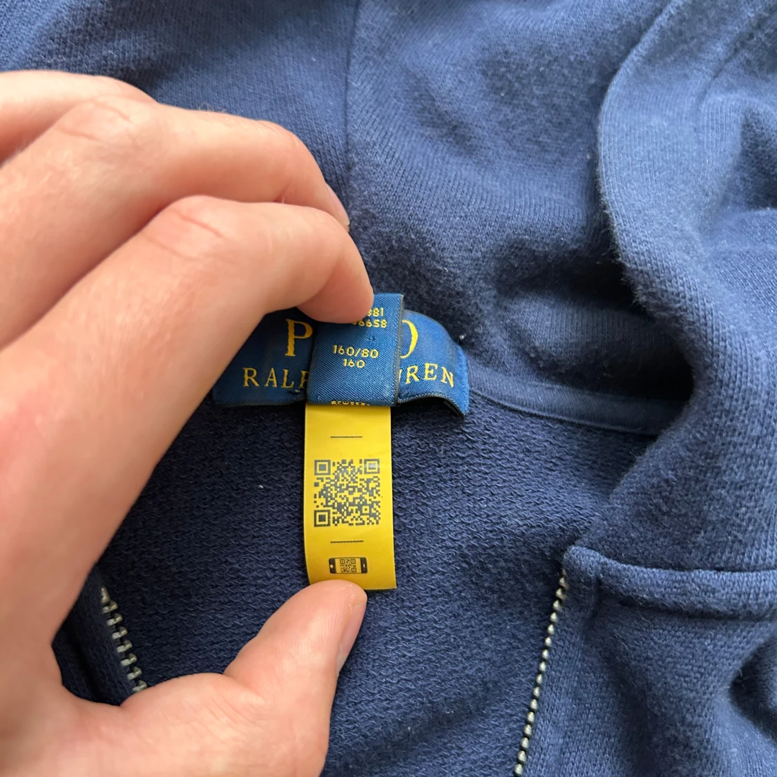 Marinblå hoodie från Polo Ralph Lauren - 4