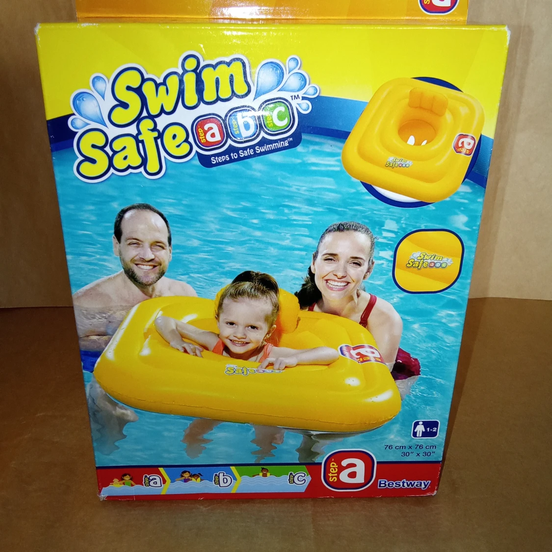 Gul Swim Safe badring för barn - 1