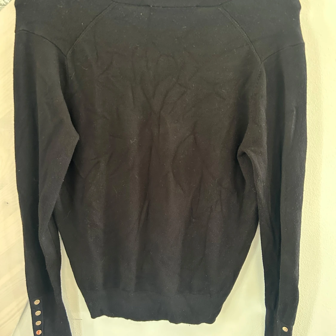Svart kofta med knappar från Zara - 2