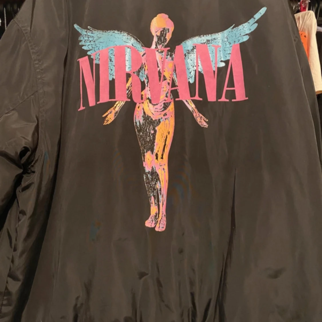 Svart bomberjacka Nirvana Divided XL - 3