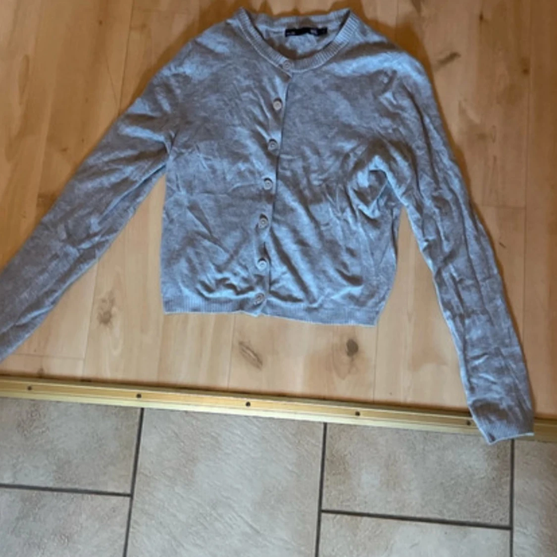 Grå kofta från 157, XS